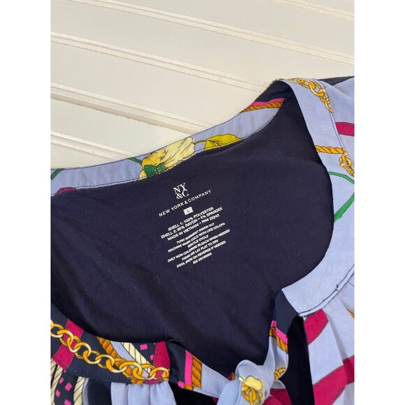 Jones New York & Express Bandana Patchwork Halter & Tank Womens Bundle Size L - Picture 4 of 8